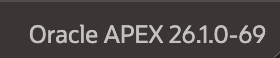 APEX 版本号