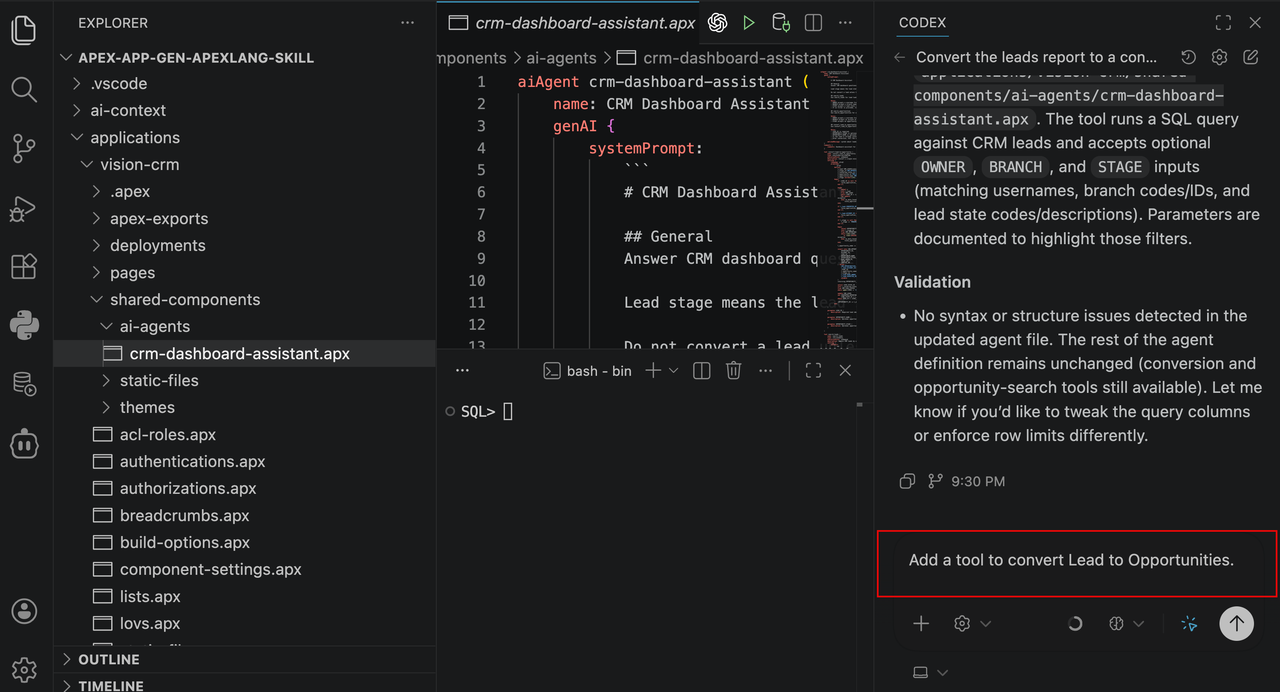 添加 Lead 转 Opportunity Tool